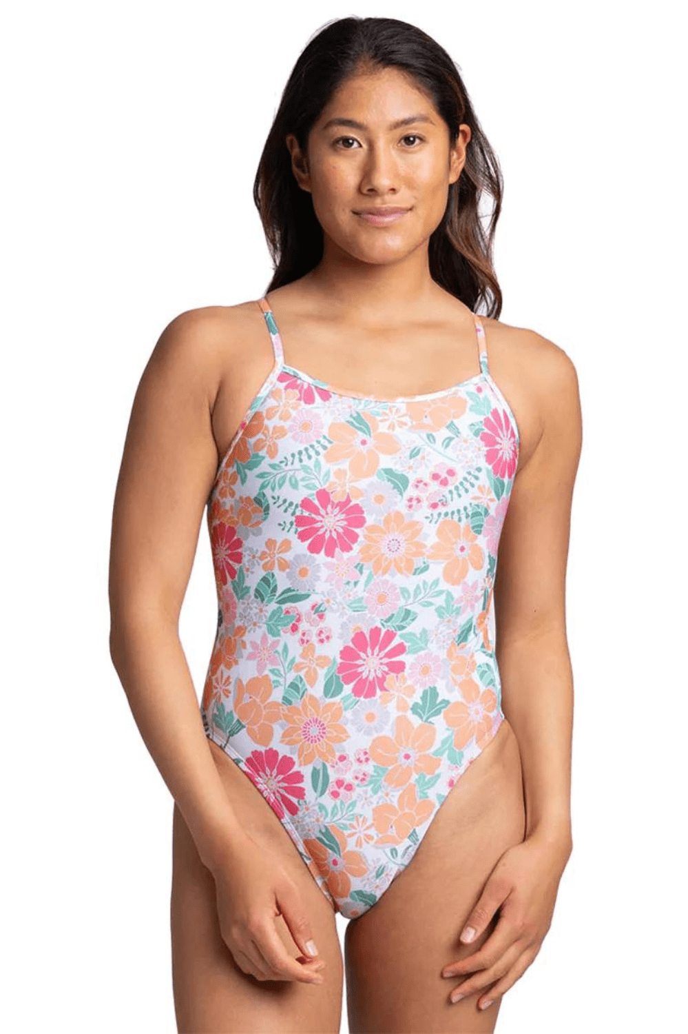 Perry Swim Onesie - Bouquet