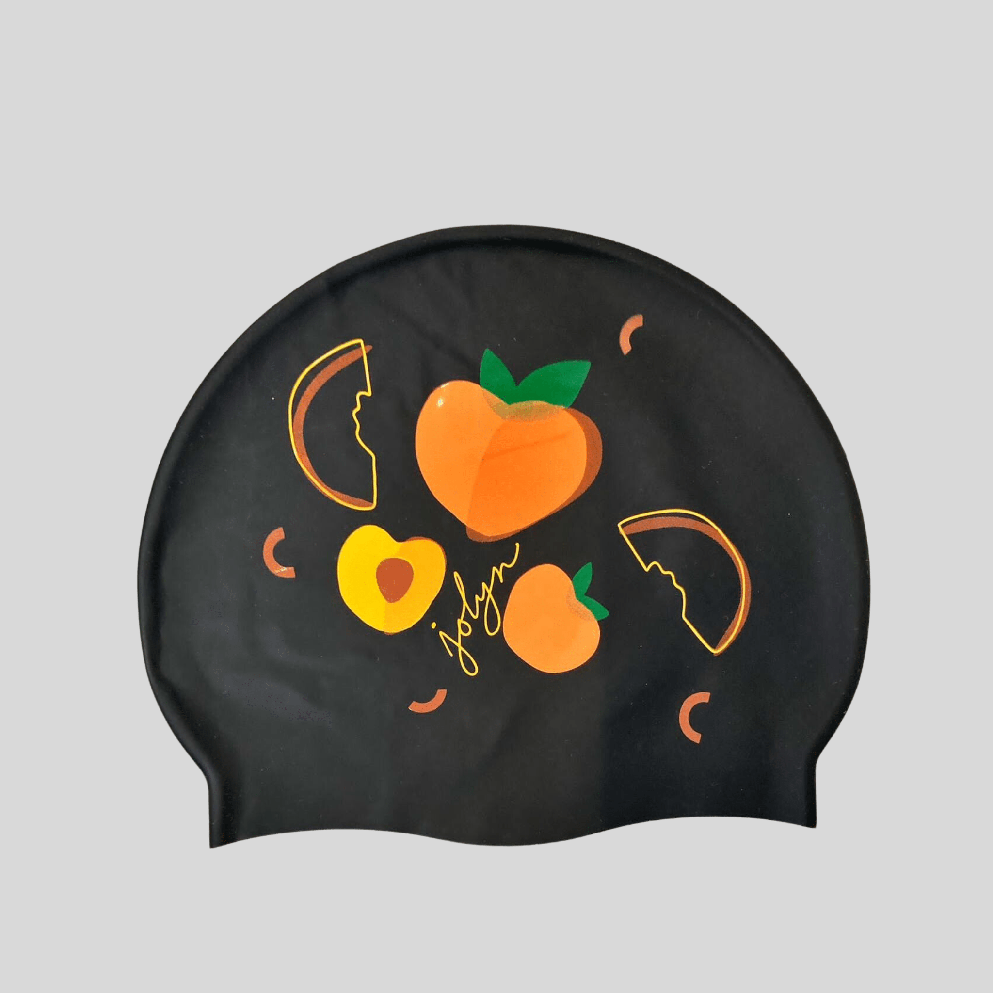 Silicone Swim Cap - Peach