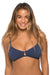 Vent Bikini Top - Navy